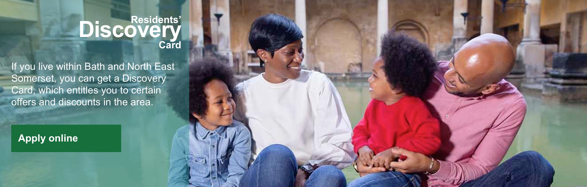 click to apply for a discovery card